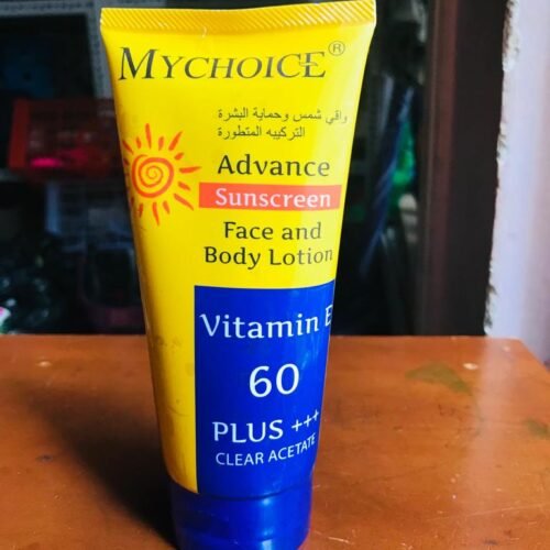 53cc522815b384615a47fd2c0fafcec8.jpg My Choice Advance (mc60) Sunscreen Face and Body WHITENING CREAM Spf 60 Plus+++ 150g