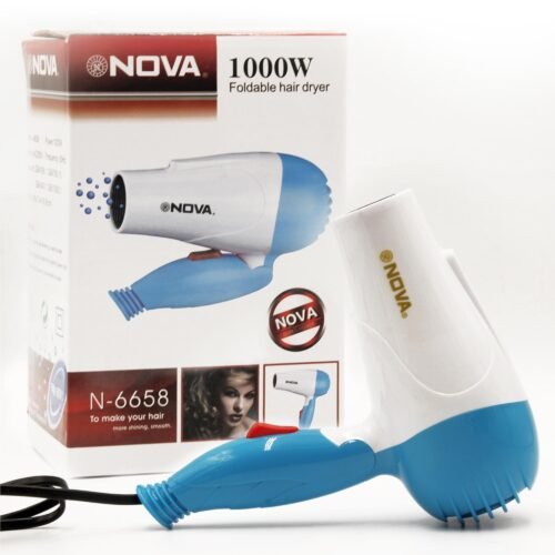 561e93cf64d68d65443dade2afa1f1e6.jpg New Nova NV-1290 Foldable Professional Hair Dryer-1000W