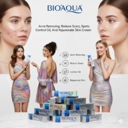 56641e8c52293b321d4840ebfcba7e76.jpg BIOAQUA Pure Skin, Acne Removing, Reduce Scars, Spots, Control Oil, And Rejuvenate Skin Cream Baps