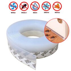 56ca174b88e1284a268bc0024dd29500.jpg 3M Weather Stripping, Silicone Door Seal Strip Door, Window, Transparent wss Tape It also help your house away noise, wind, dust, insect, and etc.