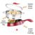 Multi-Function Electrothermal Pot 18cm / [mfep] Multi-Function Electrothermal Steamer Pan / Electric Cooker Hot Pot / Multifunction Heating Steamer Frying Pan