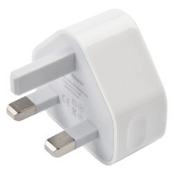 MFI Certified Apple iPhone 5W USB Power UK 3Pin Adapter Charger with FREE Fast DATA Cable Adapter support for iPhone 5,5s,6,6s,6+,7,7+,8,8+,11,11pro,11 pro max,12,12pro,12pro max,13,X.XR Colour: WHITE