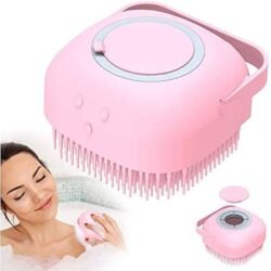5995d2260d32e2372b3fc9614f8c4c1b.jpg Multifunction Bath Body Brush smbb Silicone Massage 2 in 1 with Shampoo SOAP Shower Gel Dispenser Shower Body Massage Brush Soft Cleaning Body