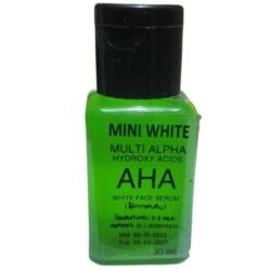 Herbal Natural WHITENING Aha KOJIC Acid Ags Mini WHITE Multi Alpha Hydroxy Acids WHITE Body Gel Green Serum with Arbutin Original THAILAND 30 Ml
