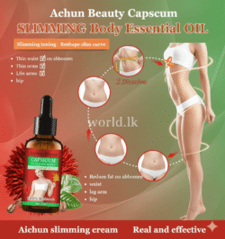 Natural Capsicum Aichun Beauty Fat Burning Slimming Body Essential Oil 30ml abco