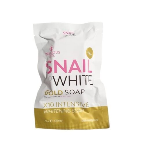 5cfccc3b99ba71d09e975bc3630dc3df.jpg Made in THAILAND Snail sgws GOLD WHITENING SOAP X10 Intensive by Precious Skin Precious (70g)
