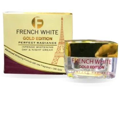 FRENCH WHITE WHITENING GOLD edition fgec perfect radiance intense day & night CREAM