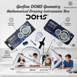 DOMS Geofine Mathematical Drawing Instruments Geometry Box dgmt