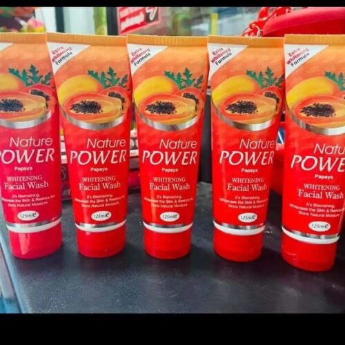 5f6dc54b2453b223dfd65a7d666121f1-1.jpg Nature Power Papaya (nppw) WHITENING Facial Wash 125ml