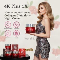 Goji Berry Collagen 4K Plus 5X WHITiniENING  Glutathione Night Cream Kpc Original Made in Thailand