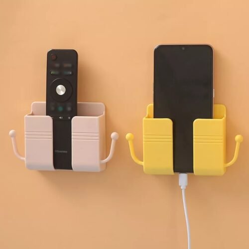 60cf1153bd8cf5a99ebd00409117a686.jpg Mobile Phone Charging Wall Mounted Self-Adhesive Organizer Control Storage Box Remote Control, Multifunction Stand Rack Phone Plug Wall Holder hook (wmsa)