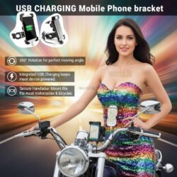 6187af096ae3baa2c657da7ff82098b2.jpg USB CHARGING Mobile Phone Bracket Handlebar Model Cmpb Most Suitable For UBER, PICK ME User