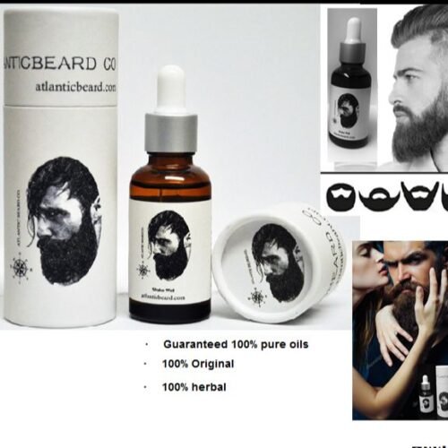 6347cd388e716dd577c16a2085131c2f.jpg NATURAL Beard Oil 100% Pure Jojoba, Argan, Sweet Almond, Castor, Vitamin E & Essential Oils by Atlantic Beard Co 30ml MADE IN USA