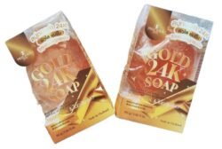 63a7e6148284e85ee01f93935fb6107e.jpg Precious Skin go4k Made in Thailand Gold 24K Soap for Face & Body - 80g