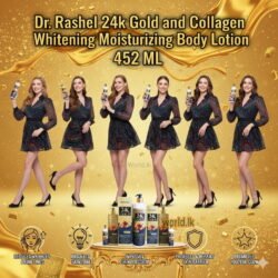 DR. RASHEL 24k Gold and Collagen Whii tening Moisturizing Body Lotion 452 ML 24kl