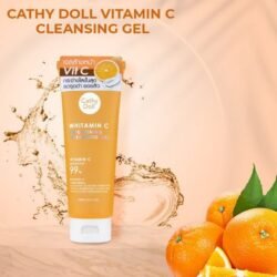 CATHY DOLL Brightening WHITENING Cleansing Gel FACE Wash cdwf Vitamin C reduce black spots 120ml Made in THAILAND