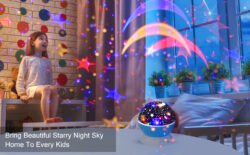 Advanced LED Star Master Dream Rotating Star Lamp / Sky Lamp Projection Night Lamp/ Decoration Party/ Children Kids BABY & Adults Sleep Romantic Led Projection Lamp-USB/AA Battery (smdl)