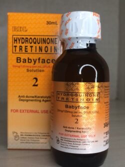6500e49208a5c3726a0eb05fcbe88c97.jpg Rx RDL # 2 Hydroquinone Tretinoin BABY Face Solution 60ML rdl fa