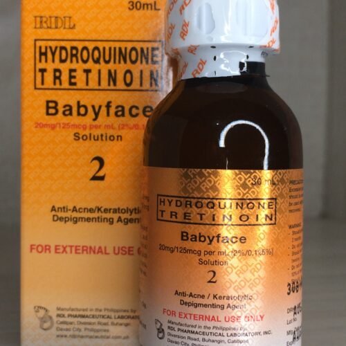 6500e49208a5c3726a0eb05fcbe88c97.jpg Rx RDL # 2 Hydroquinone Tretinoin BABY Face Solution 60ML rdl fa