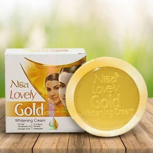 65da2ca587f0690b35c616a02fb1bf24.jpg NISA Lovely Gold Beauty Whitening Cream (30g) Nlgw
