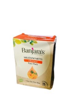 Banjaras fr0 Multani Mitti Orange Face pack Clear Tan Free Skin 100g