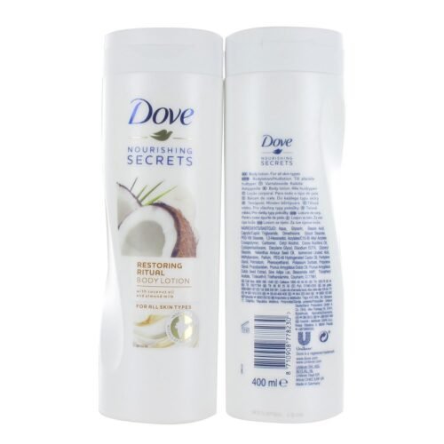 673d3f3de67ced5f1bcc3cd6625d7fb6.jpg DOVE Coconut Nourishing Secrets Restoring Ritual Body Lotion 400ml (dcrb)