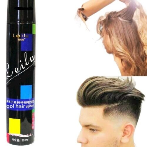 Leilu (lhh3) Hair Spray for Men & Women Cool Hair Spray 320ml