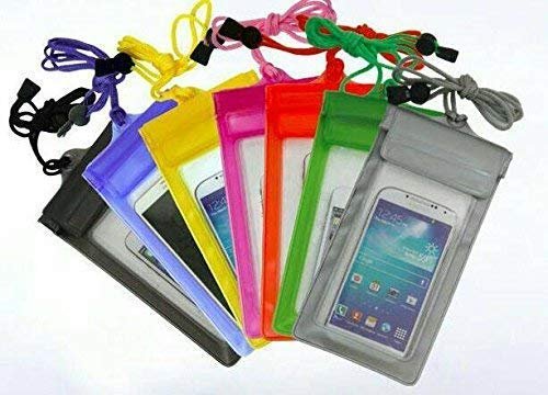6890d233c0b9c5b5d7d17555969b8412.jpg WATERPROOF 3 Zip Lock Transparent Mobile Bag Sand, Dust Proof Swimming, Rain Extra Protection Covers