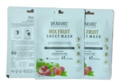 DR RASHEL Mix Fruit Sheet Mask with Serum WHITENING mfsm Mask for Women and Men