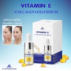 COLLAGEN Gold WHITENING Serum-10ml [vegs] AR Vitamin E Gold Serum Made In THAILAND