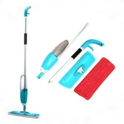 Healthy Spray Mop – Floor (hsmc) Mop with Removable Washable Cleaning Pad and Integrated Healthy Spray Mechanism (Random Color)