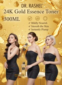 300ml DR RASHEL 24K Gold Essence Toner Anti-Aging Radiance and Brightening Deep Hydration Pore Reduction dr4k Serum