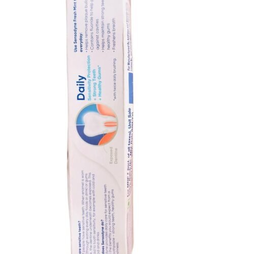 6b2652fb00e8965468806685556a67f2.jpg Sensodyne sdy Toothpaste Fresh Mint, Sensitive tooth paste for daily sensitivity protection, 150gm