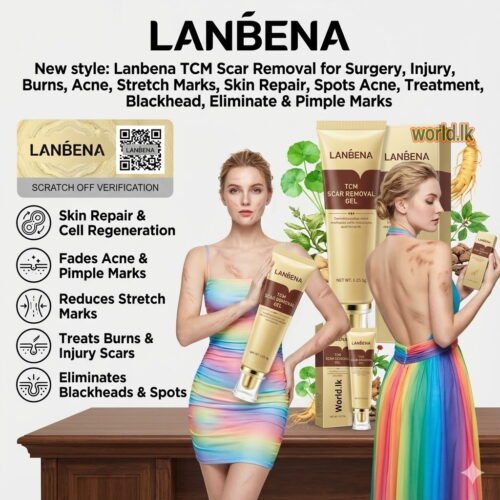 Lanbena TCM Scar and ACNE Mark Removal Gel Ointment with Surgery, Injury, Burns Keloids, Stretch Marks, Skin Repair, Spots Treatment, Blackhead, Eliminate & Pimple Marks