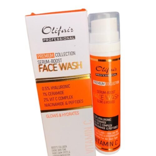 716621aecca2c2a990bc9a122fe071c1.jpg OLIFAIR lrm Premium Collection Serum Boost Face Wash Glows & Hydrates 50ml