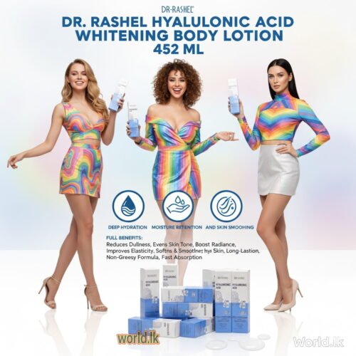 71b58d0b593990301dd4abc11ab1bfe2.jpg Dr Rashel Hyaluronic Acid Wh-iteIning Body 452 ML DRHL Lotion Deep Hydration, Moisture Retention, And Skin Smoothing