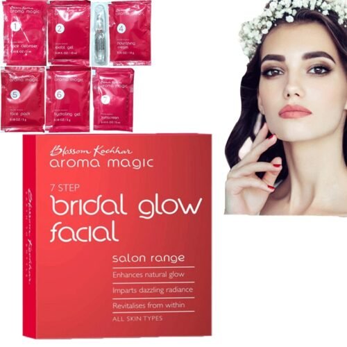 71cb72322c95546cf37742c391096051.jpg Aroma gli Magic 7 Step Bridal Glow Facial Kit
