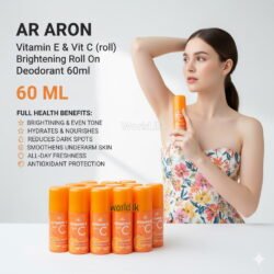 AR Vitamin E & Vit C Brightening Whii-teniing Roll On Deodorant 60ml Made in Thailand