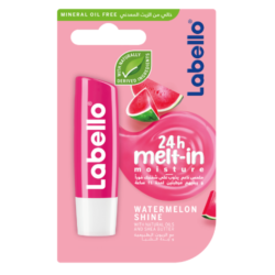 Made In GERMANY Natural Watermelon Labello Shine, Lip Balm Lwbg Aroma and a Subtle Pink Shine