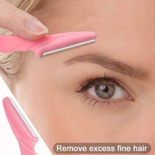 73da3687818d8f2b6bc31c748750d1a8.jpg 3 Pcs Tinkle Eyebrow Razor Set, Hair Trimmer ter Shaver and Tough up Tool, Facial Razor with Safety Cover