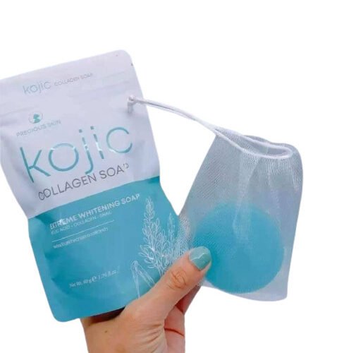 KOJIC COLLAGEN Extreme WHITENING SOAP Snail Natural  KOJIC Acid  60g - kcst