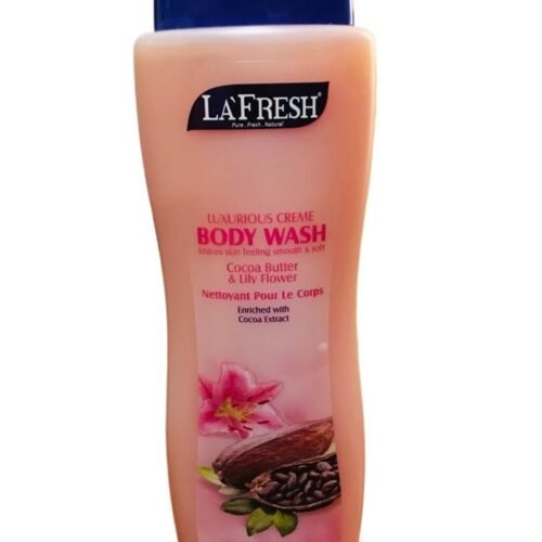 La Fresh Smooth & soft (lclb) Luxurious Creme Body Wash Cocoabutter & Lily Flower 500ml