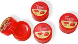 HUDA BEAUTY dryb Strawberry Lip Balm for Soft and Naturally Pink Lips SPF 30 lip Pigmentation for Dark Lips 10gm