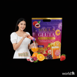 450g  GLUTA COLLAGEN Mix Fruit & Vit C Plus MGCP Dietary Supplement Products Vitamin C, Zinc, CoQ10 (30 x 15 g Sachets) Powder