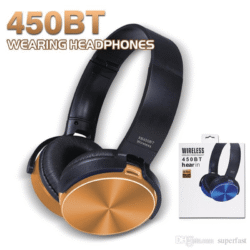 HD 450BT Stereo High-quality wireless Bluetooth Headset support 3.5 mm jack with FM and SD Card Slot (450BT)