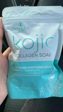 KOJIC COLLAGEN Extreme WHITENING SOAP Snail Natural  KOJIC Acid  60g - kcst