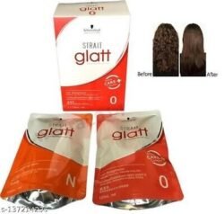 SCHWARZKOPF Strait GLATT Salon Pack Straightener CREAM 120 x 2 = 240ML - Strong Formula for use on for Professional Use or Salon Use