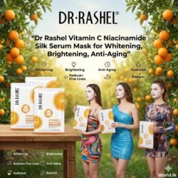 Dr Rashel Vitamin C Niacinamide Silk Serum Mask for Whit+ening, Brightening, Anti-Aging dvsm