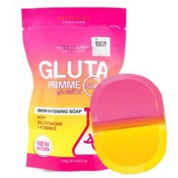GLUTA Primme Skin Natural WHITENING SOAP (gws) with GLUTATHIONE Vitamin E 100g