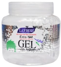 La Fresh Hair Gel Crystal (lfg) Glue Professional Styling Extra Hold Gel 300ml